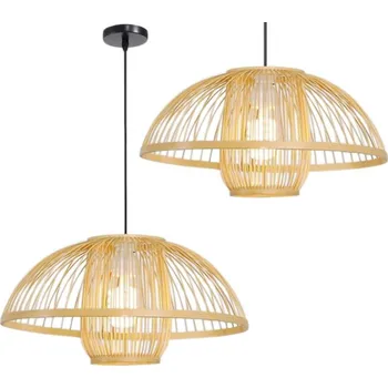 Toolight Stropní závěsné svítidlo Boho Natural APP887-1CP