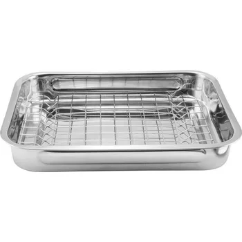 Příslušenství pro gril Nerezová grilovací mřížka 39x25 cm