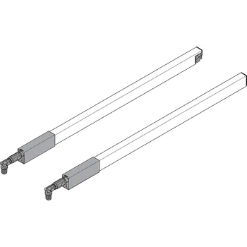 Nábytkové kování BLUM Reling podélný TBX Antaro bílý Jmenovitá délka [mm]: 550