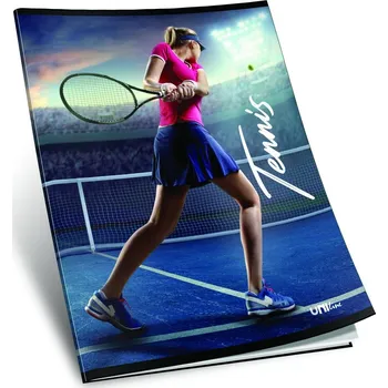 Sešit sešit 440, A4, 42 listů, bez linek, edice SPORT, motiv Tenis