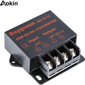 Měnič napětí Car LED Step Down DC DC Converter Voltage Regulator Reducer Car 24V to 12V 5A DC DC C