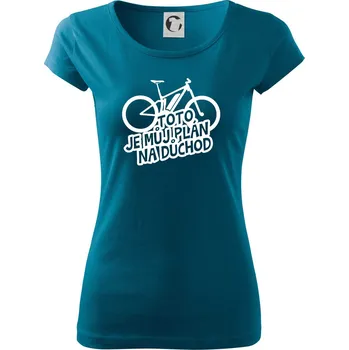 Ebike plán na důchod - Dámské triko Pure - L ( Petrolejová )