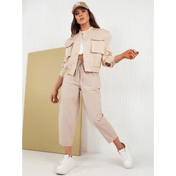 Dámské kalhoty Balloon Fantasy UY1669 kalhoty béžové L