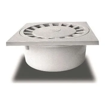 Aliaxis Vpusť podlahová spodní 200x200 DN70 plast 155270