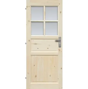 Interiérové dveře Interiérové dveře z masivu NORMANDIA 4S 60L borovice