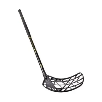 Florbal Oxdog ULTRALIGHT HES 31 BK ROUND MB Florbalová hůl černá / zlatá, Pravá (pravá ruka dole), 92cm (=102cm)