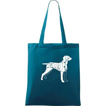 Výmarský ohař - Taška bavlněná - 42 x 38 cm ( Petrolejová )