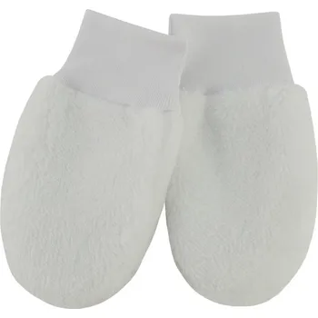 Rukavice ESITO | Kojenecké zimní rukavice Lara - bílá / 74 Barva: Zelená