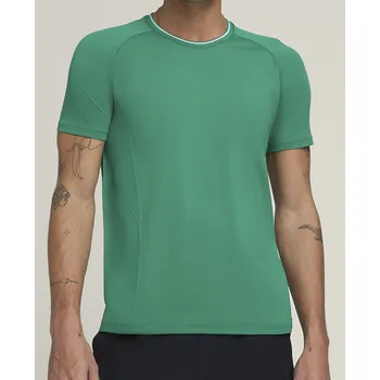 Pánské tričko Wilson Team Seamless Crew Courtside Green Oblečení pánské: XL