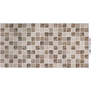 Obklad vyrobeno v Evropě 3D obkladový panel mozaika hnědá 956 x 480 mm 1 m2