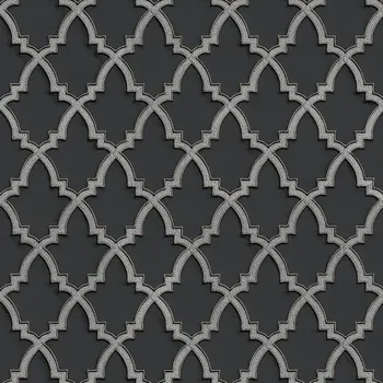 Tapeta Luxusní vliesová tapeta s vinylovým povrchem DE120028, Geometrický ornamentální vzor, Wallstitch, Design ID