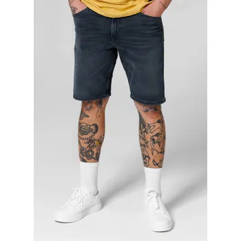 Pánské kraťasy PitBull West Coast - pánské jeansové šortky HIGHLANDER dark wash 36