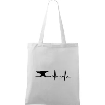 EKG kovář - Taška bavlněná - 42 x 38 cm ( Bílá )