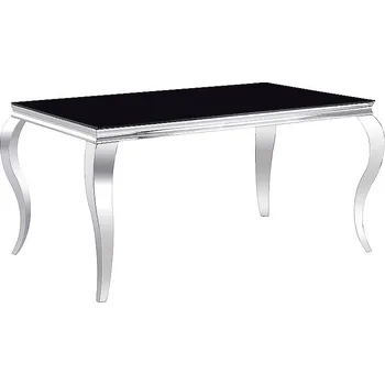 Jídelní stůl PRINCE 150x90x75 černý/chrom