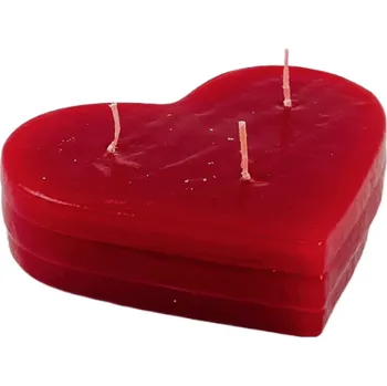 Svíčka Svíčka Sansimon 2737 Srdce, 11,5 x 3 cm