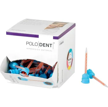 Polodent Mísící kanyly, modré 4:1, / 10:1, 50 ks