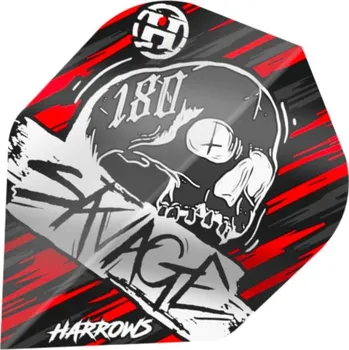 Příslušenství pro šipky Harrows Letky Savage - No2 - Silver F4272