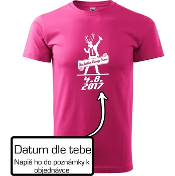 Pánská móda Bachelor Crew - Klasické pánské triko vyšší gramáže - M ( Purpurová )