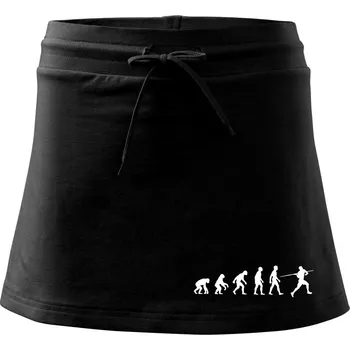 Dámské oblečení Evoluce hod oštěpem - Sportovní sukně - two in one - XL ( Černá )