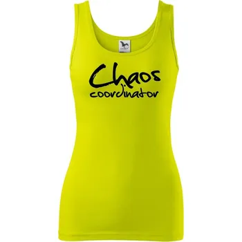 Chaos coordinator - Dámské tílko - XS ( Limetková )