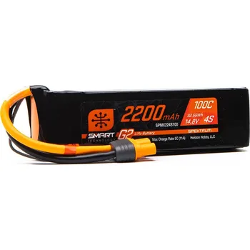 RC náhradní díl Spektrum Smart G2 LiPo 14.8V 2200mAh 100C IC3 - expresní doprava