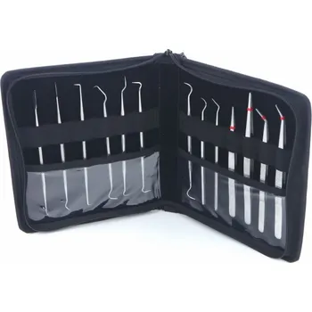 Sada nářadí Pinzety, modulární háčky, řezák na vosk, sada 13 ks (TrueTech)