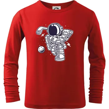 Chlapecké tričko Florbalátor - Triko dětské Long Sleeve - 134 cm/8 let ( Červená )