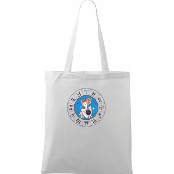 Souhvězdí beran barevné - Taška bavlněná - 42 x 38 cm ( Bílá )