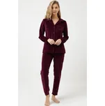 Soft Cotton Luisa Moretti Dámské pyžamo bambusové CARLA Luisa Moretti Dámské bambusové pyžamo CARLA XL Bordó - 8680404143965