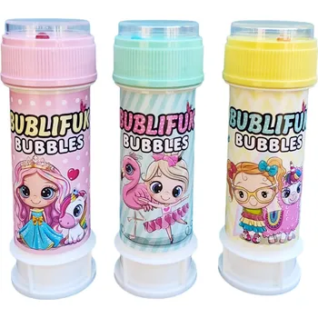 Hra na zahradu Bublifuk 60ml BMS-12 Panenky ,balení 12 ks 488078