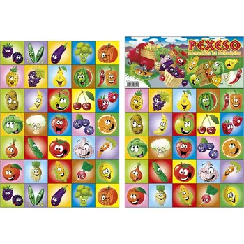 omalovánky Pexeso, Kamarádi ze zahrádky