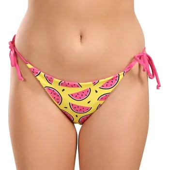 Dámské plavky Veselé dámské plavkové kalhotky Dedoles Šťavnatý meloun (D-W-SCL-S-BBT-C-1317) XS