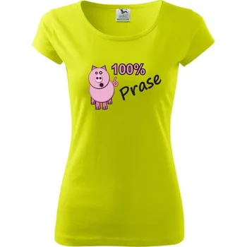 ON-DESIGN Tričko dámské PRASE Velikost: XS, Barva: limetková