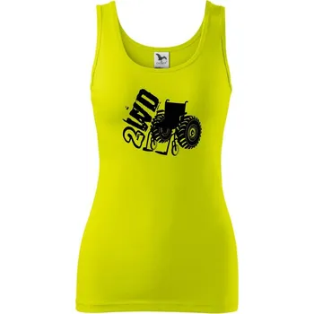 Vozíčkář 2WD - Dámské tílko - M ( Limetková )