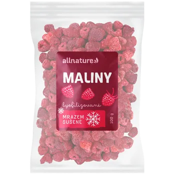 Sušená potravina Allnature Malina sušená mrazem100 g