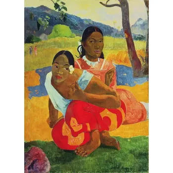 Plakát Plakát, Obraz - Nafea Faaipoipo (When are you Getting Married?), 1892, Gauguin, Paul
