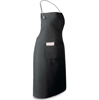 Kuchyňská zástěra STRICKER Zástěra s laclem CHIVES Barva: černá