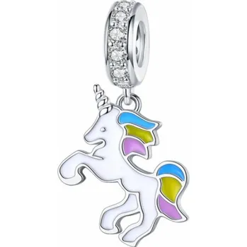 Přívěsek NUBIS® Stříbrný přívěšek korálek jednorožec - NB-8181