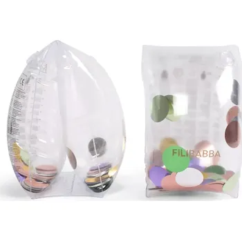 Dětská zábrana FILIBABBA nafukovací rukávky Alfie Rainbow Confetti