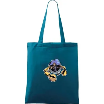 Znamení komiks rak - Taška bavlněná - 42 x 38 cm ( Petrolejová )