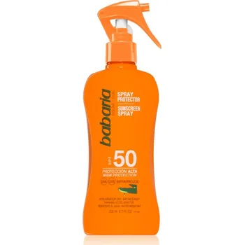 Stínicí technika Babaria Sun Protective opalovací sprej SPF 50 voděodolný 200 ml