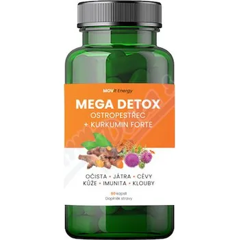 MOVit Mega Detox Ostropestřec+Kurkum.FORTE cps.60