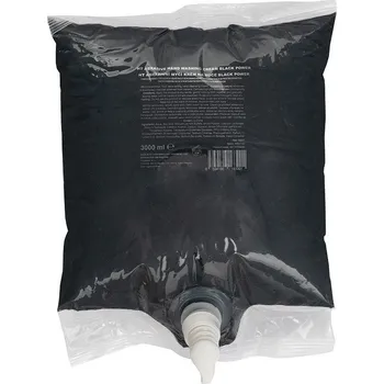 Péče o ruce Abrazivní mycí krém na ruce Hygotrendy Black Power, černý, bag 3 L 381.HT55083