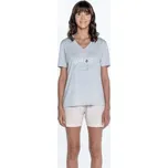Soft Cotton GUASCH Dámské pyžamo CLARA M Světle šedá GUASCH Dámské pyžamo CLARA M Světle šedá - 8431204622965