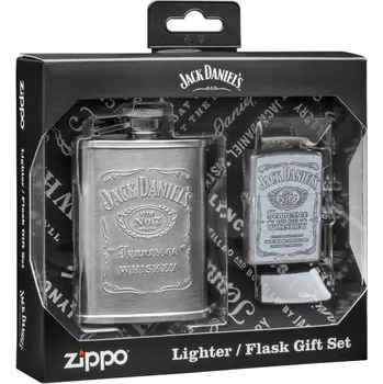 Zapalovač 30061 Sada Placatka Jack Daniel's® & Zippo Zapalovač