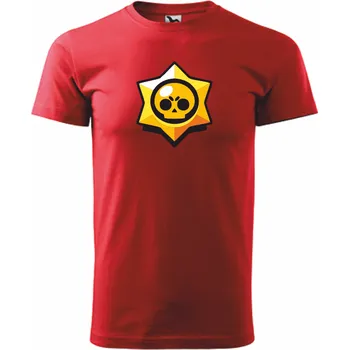 Dětská móda ON-DESIGN Tričko pánské/dětské s potiskem BRAWL STARS 2 Velikost: 134 cm/8 let, Barva: červená