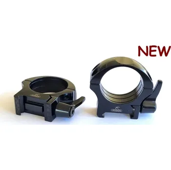 Optik Rusan Picatinny kroužky 30 mm LUX - rychloupínací páka Výšky kroužků: 8