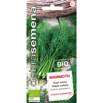 Semeno Maják Dobrá semena BIO Kopr vonný - Mammoth 3g