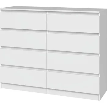 Ložnice Komoda Malvína M8 120 bílá