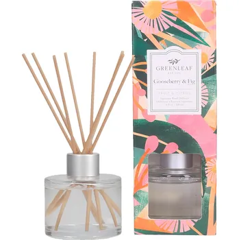 Vůně do bytu Greenleaf - Vonný difuzér Gooseberry & Fig - 118 ml Barva: jako na obrázku, Velikost: 6x6,5x18,3